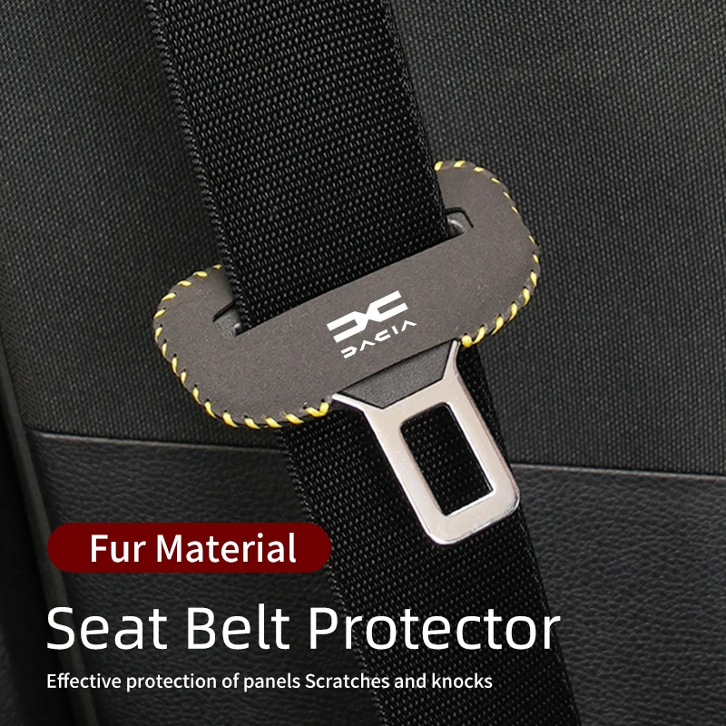 Car Styling Safety Belt Buckle Plug Cover Fur Protector For Dacia Duster Sandero Logan Lodgy Dokker Stepway Mcv 2 Solenza Largus