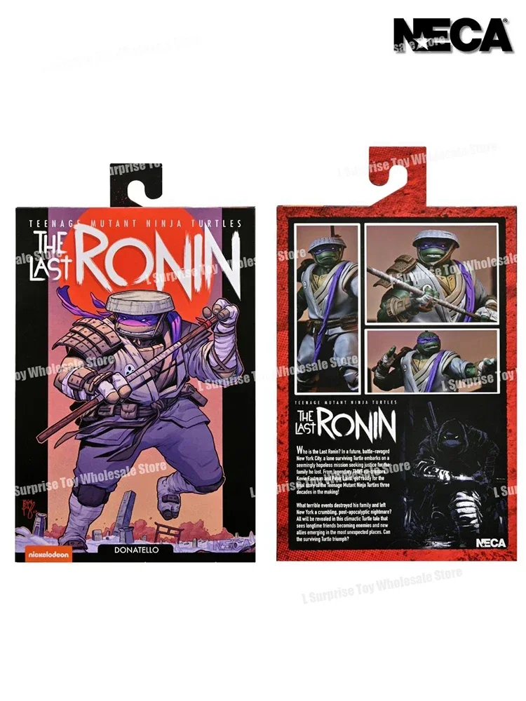 [New-Hot] Original Neca Tmnt Turtles Figures SHF The Last Ronin Ultimate Donatello Anime Action Figure Model Figurine Gifts Toys