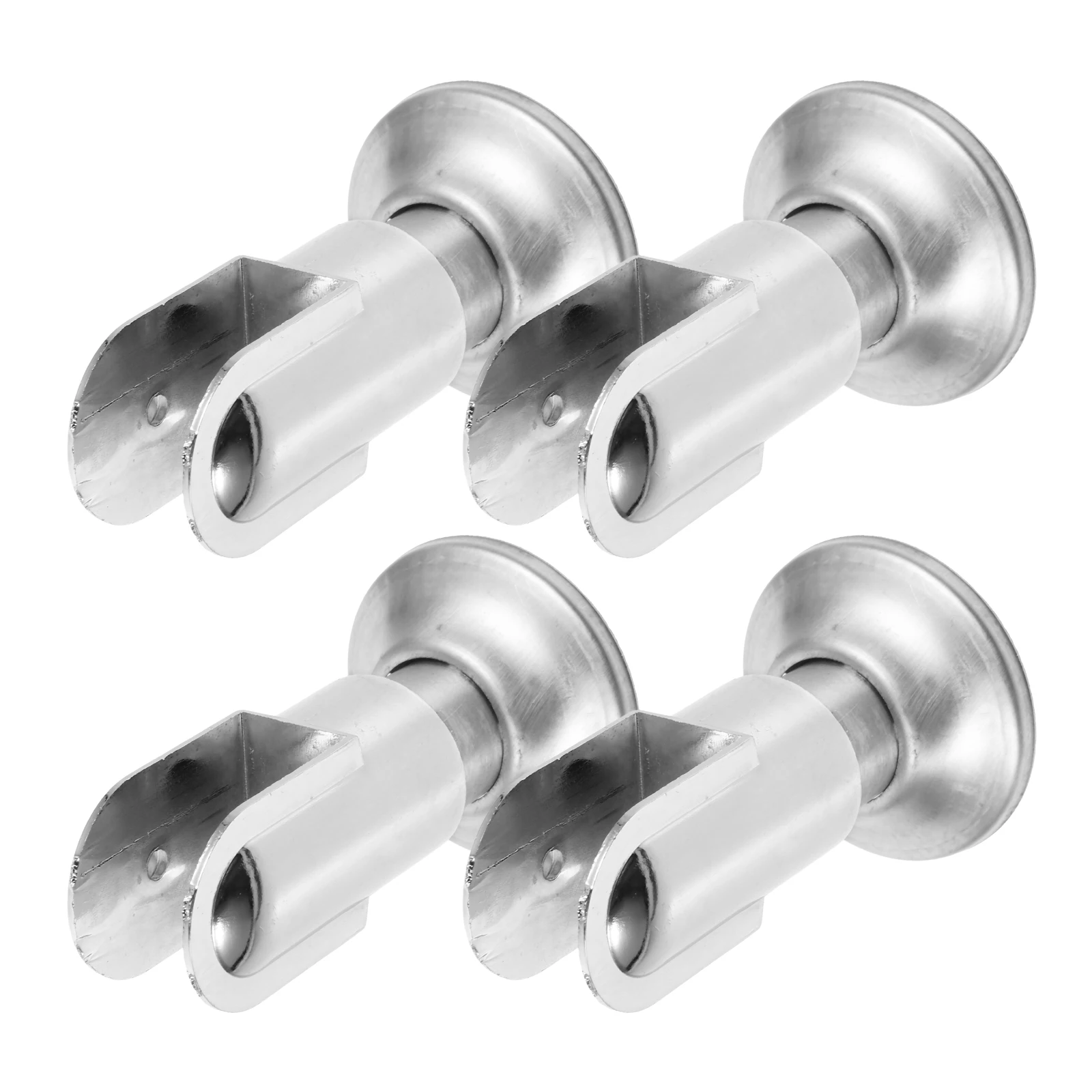 

4Pcs Stainless Steel Partition Bracket Heavy Duty Support Feet for Toilet Cubicles Bathroom Partition Fitting Supply