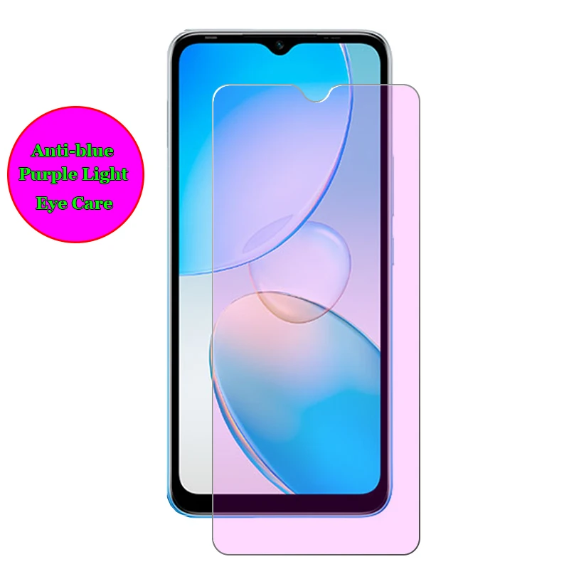 For Infinix Hot 30 30i 20 20S 20i 12i 12 11 Pro Anti blue Purple Light Ray Eye Care Tempered Glass 9H 2.5D Screen Protector Film