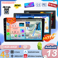 7/9/10 inch Universal Android 13 Car Radio 64G Autoradio android 2 Din car radio GPS BT Central Multimedia Smart car systems