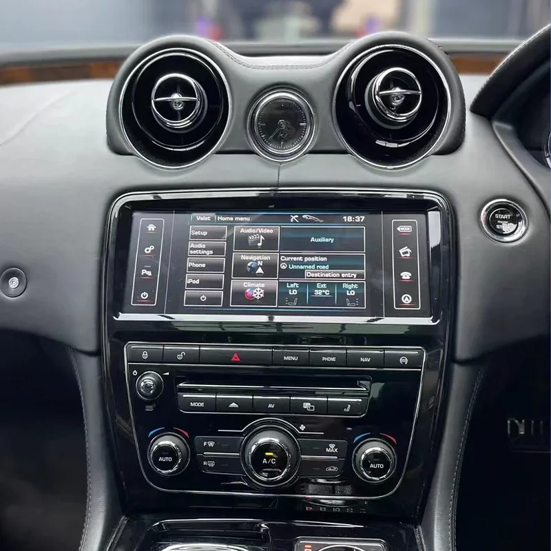 ل جاكوار XJ 351 2009-2016 راديو أندرويد للسيارة نظام تحديد المواقع والملاحة السيارات ستيريو Headunit مشغل ديفيدي للسيارة الوسائط المتعددة الموسيقى Carplay 8 + 256G