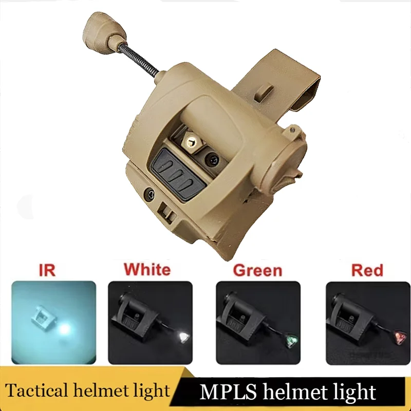 

MPLS Тактический фонарь для шлема Многофункциональный фонарик Охотничий налобный фонарь Система освещения для активного отдыха