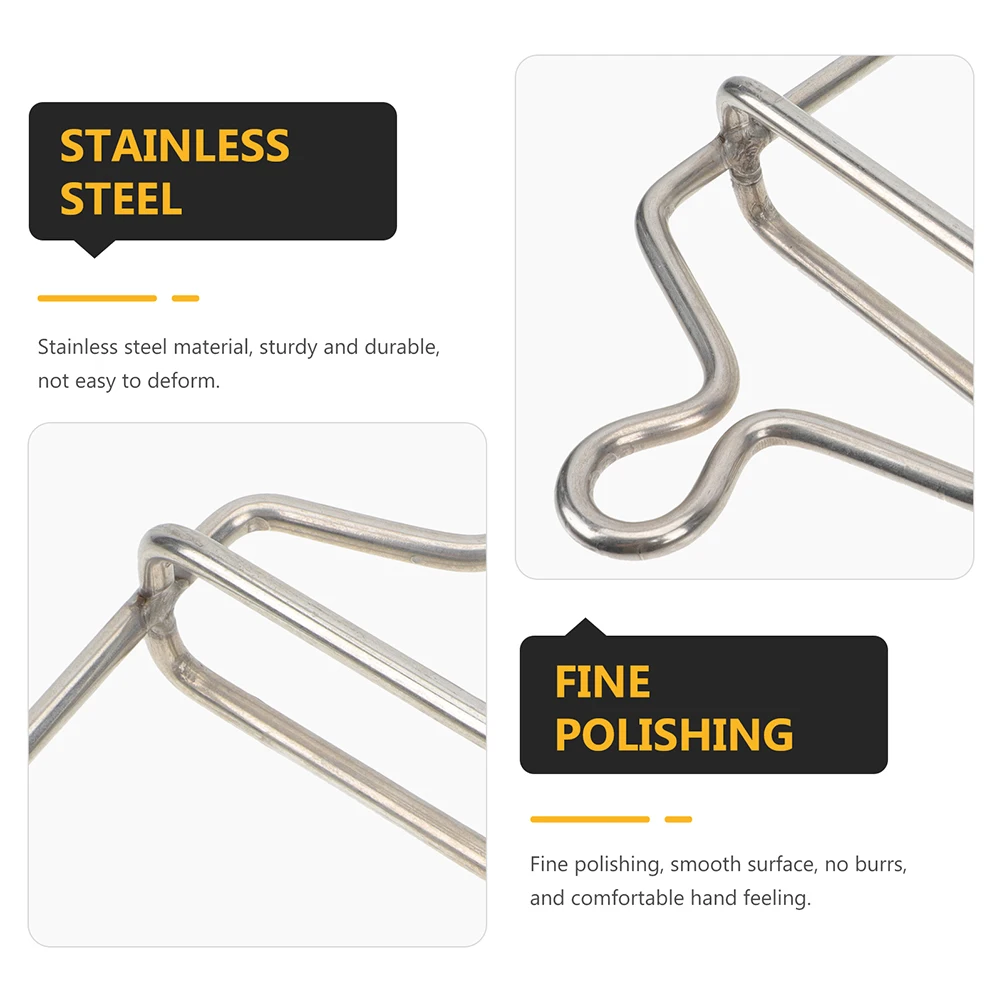 

Stainless Steel Meat Hooks for Hanging Chicken Turkey Bacon Sausage BBQ Poultry Hook Multi Functional Butchering