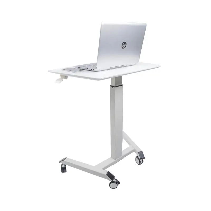 Adjustable Compact Tech Desk for Standing and Sitting - Ergonomic Height Adjustable Workspace with Modern Design and