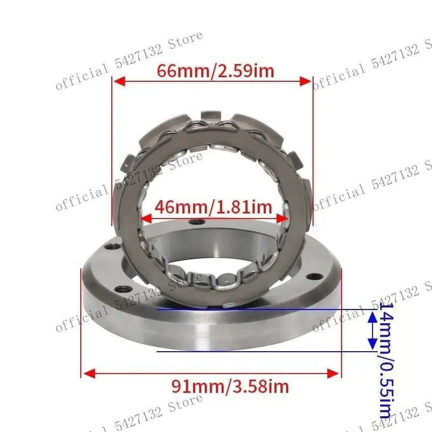 Motorcycle One Way Clutch Bearing For BMW G310GS G310R G310 310GS K03 K02 G 310 310R 12311540516 2016-2020 N7082620 Accessories