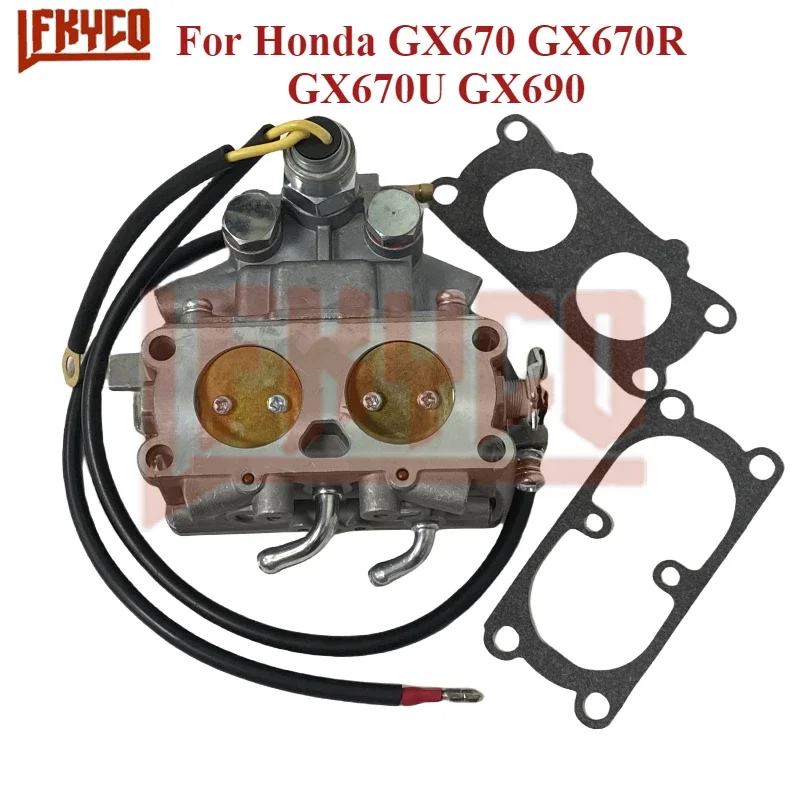 

GX670 Carburetor for Honda GX 670 GX670R GX670U GX690 16100-ZN1-813 16100-ZN1-802 Carburetors Intake Fuel Motorcycle Accessories