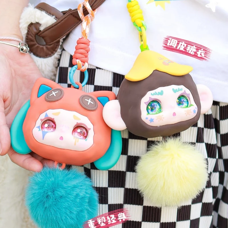 In Stock Genuine Blind Box Kimmon Silica Gel Headphone Bag Kawaii Bag Pendant Doll Collection Decoration Mystery Box Toy Gift