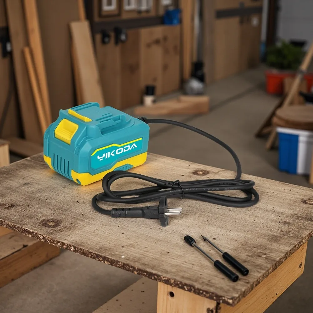 YIKODA التيار المتناوب 220 فولت إلى تيار مستمر 20 فولت/40A الطاقة التكيف 18-21 فولت واجهة أدوات كهربائية متوافقة مع ملحقات الأدوات اللاسلكية