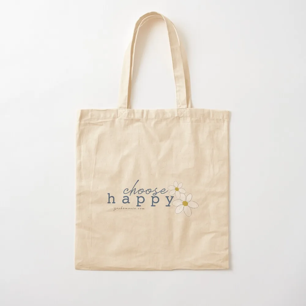 Choose Happy Logo Tote Bag bag luxury women Shopper bag tote bags cloth bags bags woman 2025