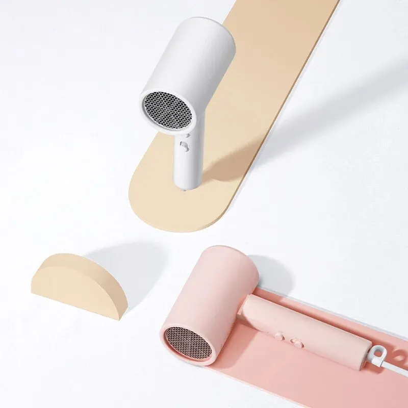 Xiaomi-Mijia Secador de Cabelo Anion Portátil, Secagem Rápida, Profissional, Dobrável, 1600W, 50 Milhões de Lons Negativos, Casa, Viagem, Cuidado Capilar, H101