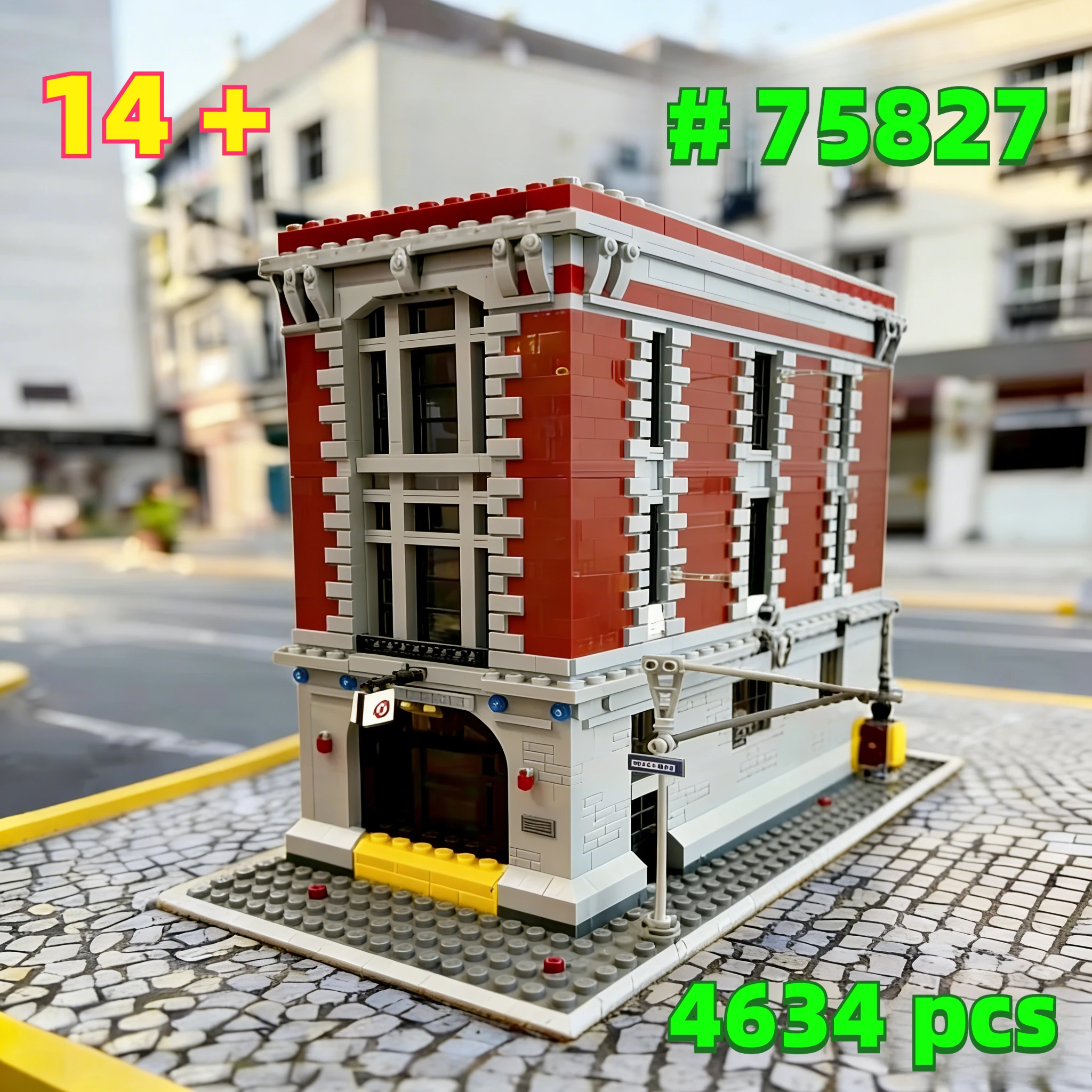

Хит продаж! Наборы строительных блоков Ghostbusters Firehouse 75827, подходящие для подарков на день рождения, совместимые с Lego, 4634 детали.