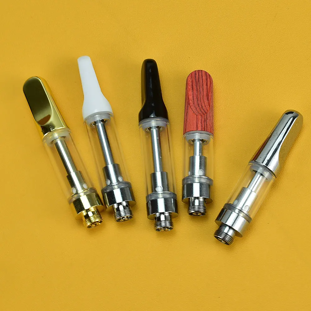 

50pcs vape Atomizer Cartridge tank vape rta 0.5mL / 1.0mL Capacity Atomizer rta tank fit 510 thread bk vape battery mod kit