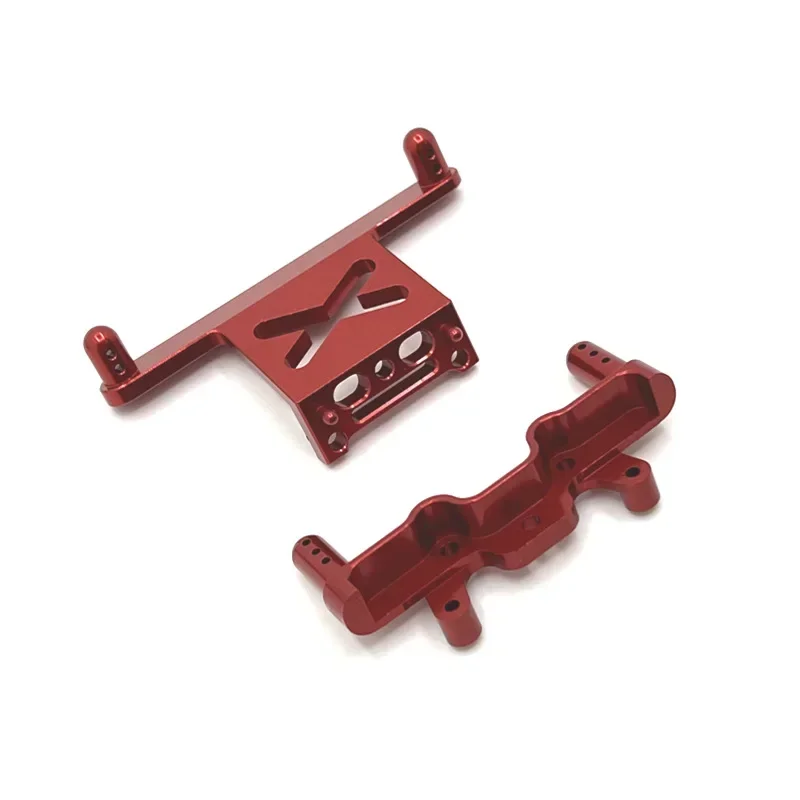 دعامات تعليق أمامية وخلفية أعمدة قذيفة السيارة لـ 1/16 MN38 طقم قطع غيار معدنية ترقية RC ملحقات OP للسيارة