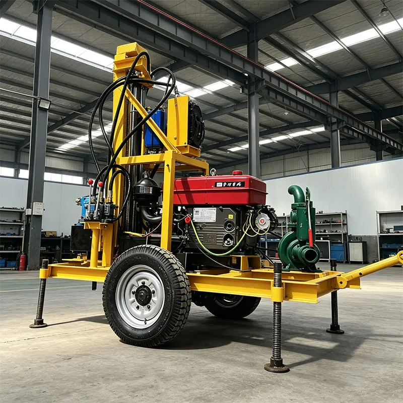 Customized Crawler Diesel Water Drill 35HP Hydraulic 100M Portable Precise Positioning Drilling Machine Water Well Drilling Rig