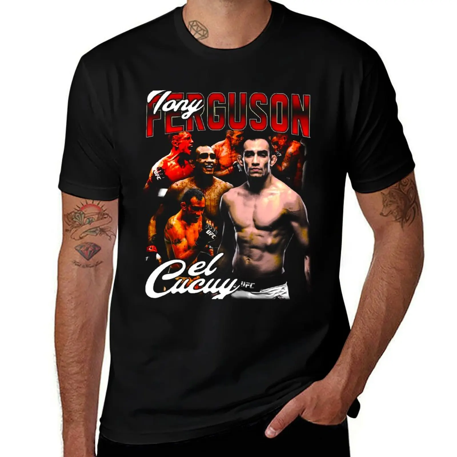 

Tony Ferguson El Cucuy Vintage T-Shirt Simple Casual Short Sleeve Cotton T-Shirt