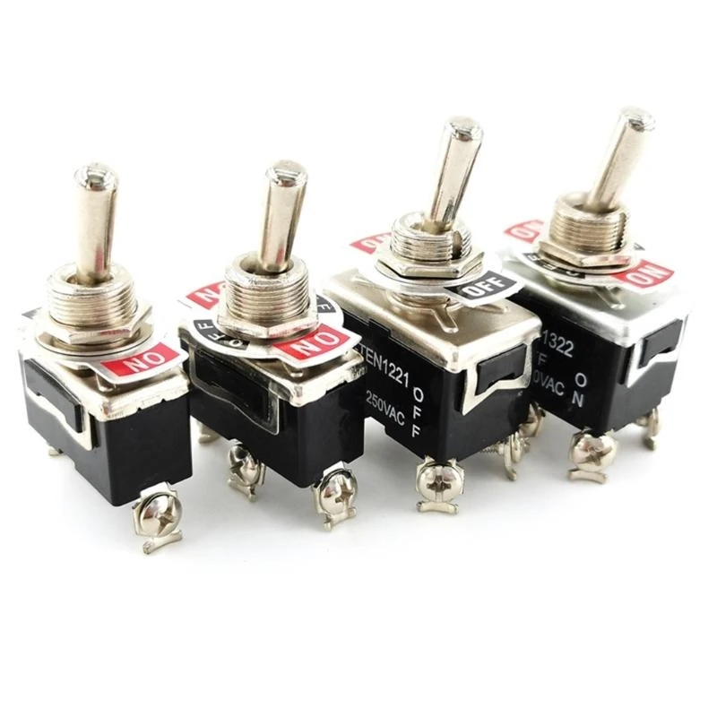 R9CC ON-OFF-ON / ON-OFF Miniature Toggle Switches Power Button Switches 2/3/4/6Pin