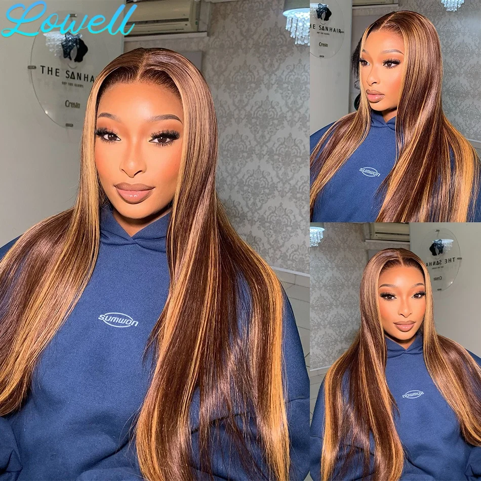 

Выделите парик из человеческих волос Bone Straight Blonde Ombre HD Lace Wig 13x4 13x6 Цветные человеческие волосы Фронтальные предварительно сорванные парики для женщин