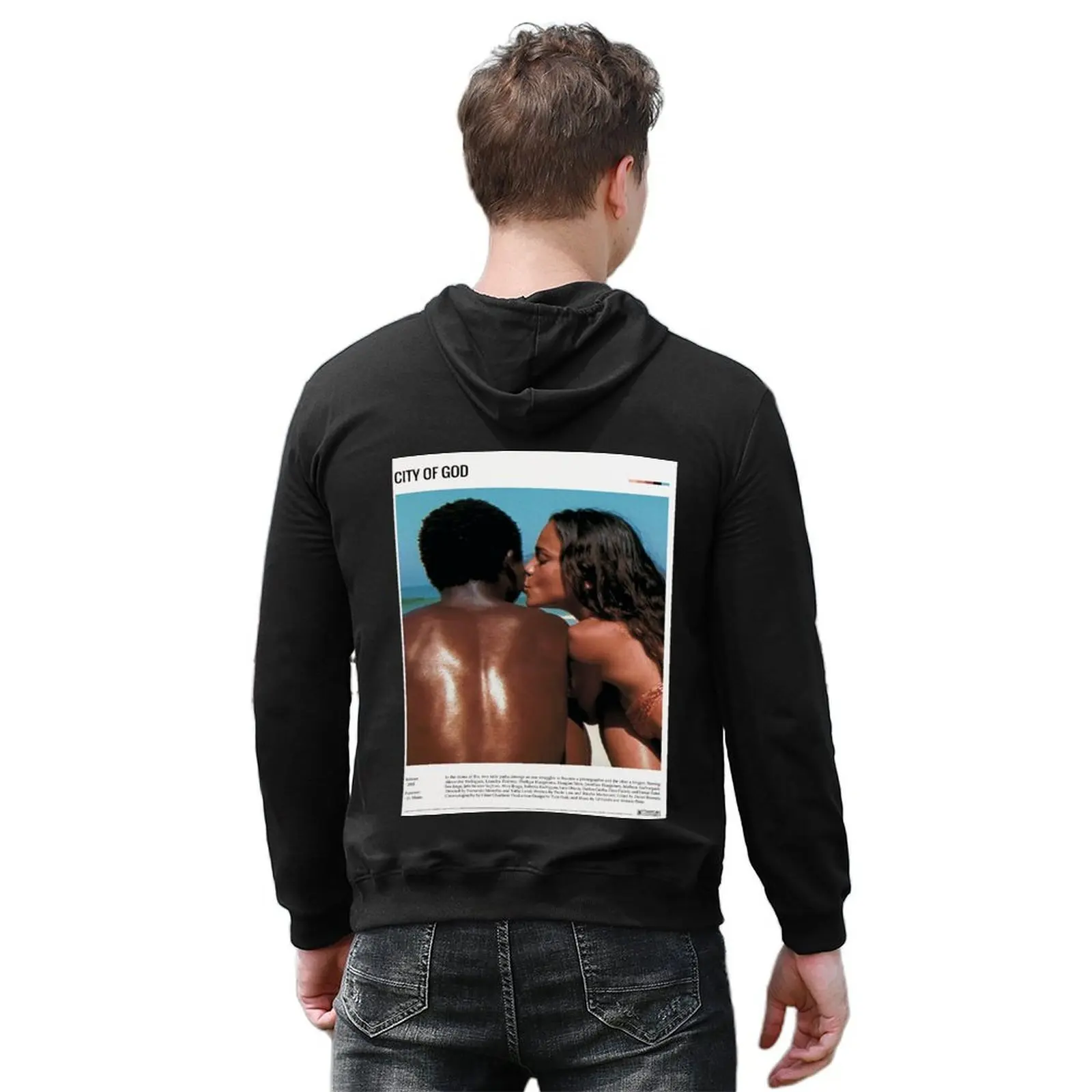 مدينة الله هوديي الرجال الشتاء سترة أنيمي الملابس الشتوية ملابس رجالية جديدة في هوديس وبلوزات