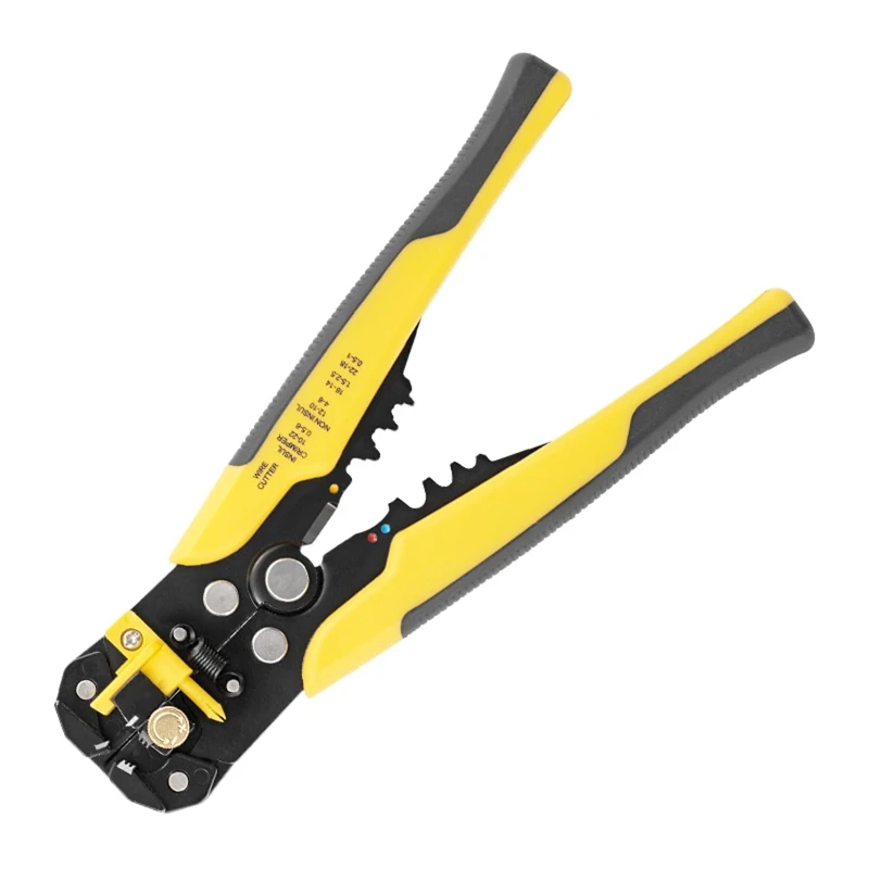 8inches Crimper Cable Cutter Automatic Wire Multifunctional Stripping Hand Tools Crimping Pliers Terminal