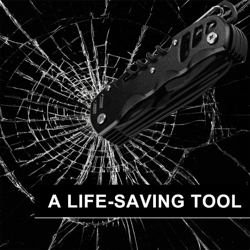 Multi-Tool Pocket Knife for Survival, Camping, Fishing, Hunting and Hiking, Keychain Knife