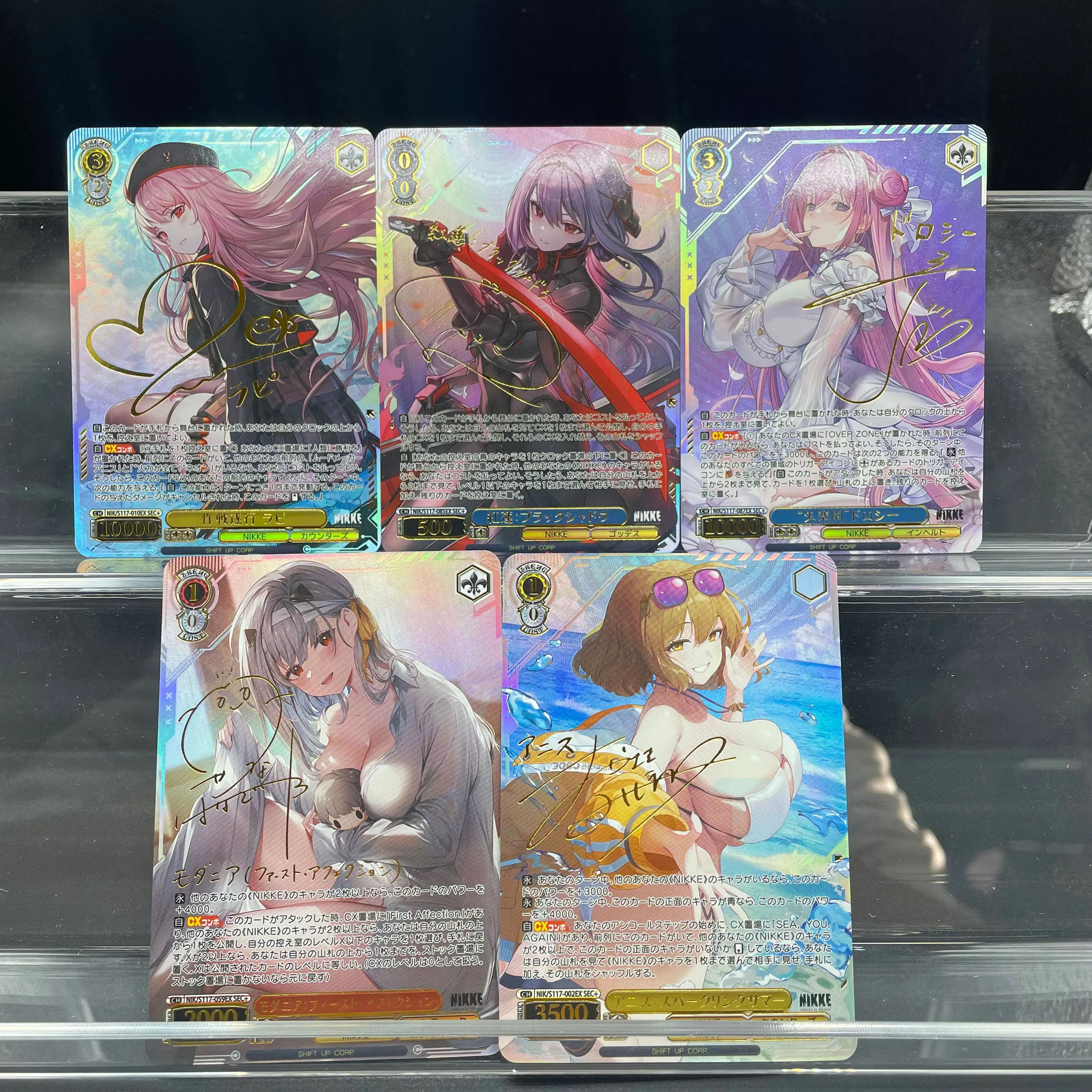 

Diy Self-Made Goddess of Victory Marian Yulha Dorothy Modernia Idoll Sea Beautiful Girl Shooter Rpg Mobile Game Collection Card