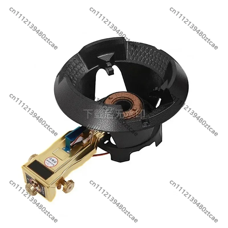 Single Wok Burner Gas Stove Cooktop, Energy Saving Household Kitchen Gas Hob, Portable Desktop Gas Stove for Home Cooking Use