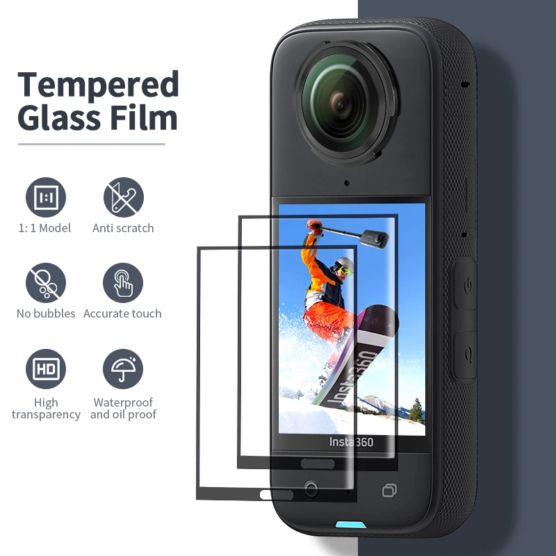 

Glass Films for Insta360 X4 Screen Protector Camera Tempered Glass Film Cover Glasses Protection Accessory