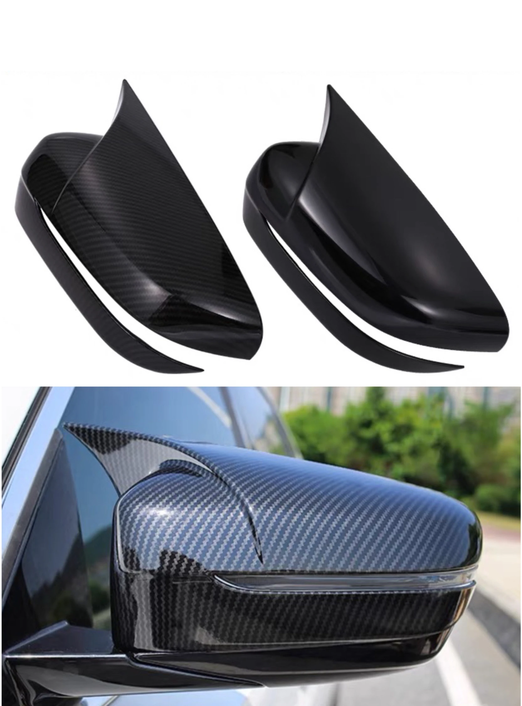 

Rearview Side Mirror Cover For BMW 3 4 5 7 8 Series G20 G21 G28 G22 G11 G12 G30 G38 Wing Cap Replacment Door Rear View Case Trim