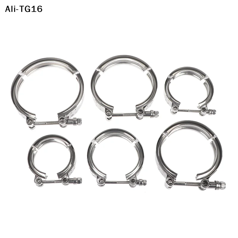 

【Z】1Pc 2026 New Stainless Steel 2-4 Inch Quick Release V Band Clamp Turbo Exhaust Pipe Vband Clamp V Clamp (Caution:No Flange)