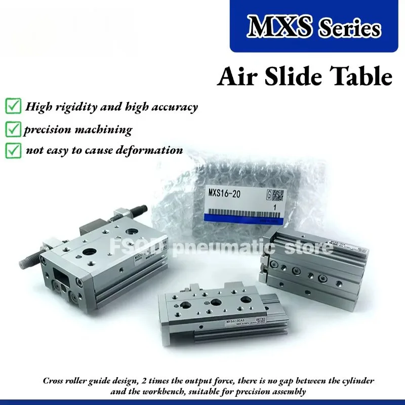 

MXS6,MXS8,MXS12-10,20,30,40,50,75,100,AS,BS,AT,BT,A,B ASFR ATFR AFR Пневматический стол серии MXS