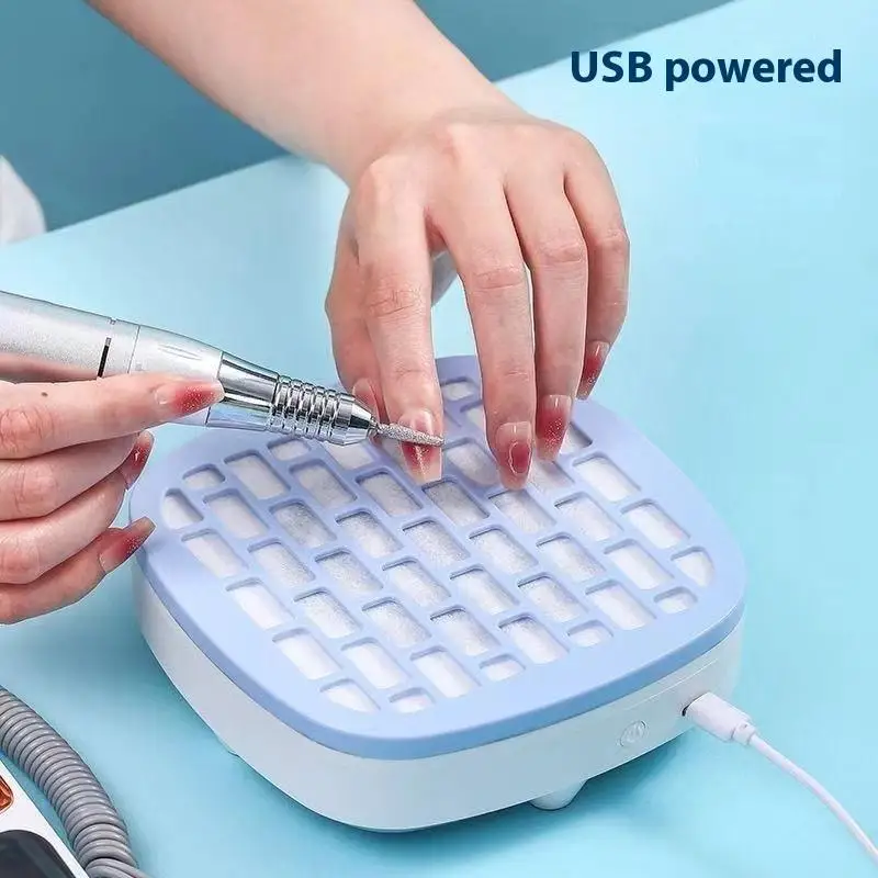 Mini Nail Dust Collector Extractor Fan For Manicure Machine Powerful Nail Vacuum Cleaner With Remove Paper Filter Nail Equipment