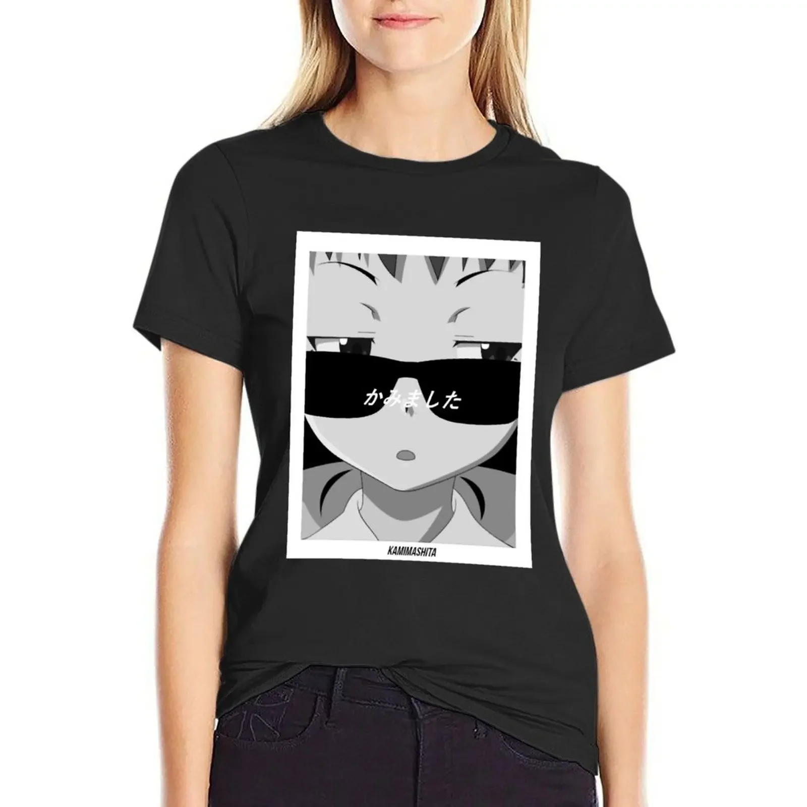 

Hachikuji T-shirt summer top cute tops t shirts for Women graphic