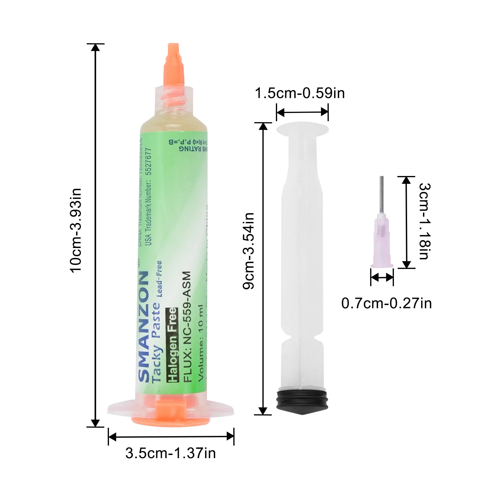 Original  NC-559-ASM 10cc Flux No Clean Flux for Soldering SMD BGA Reballing Soldering Welding Flux Solder Paste