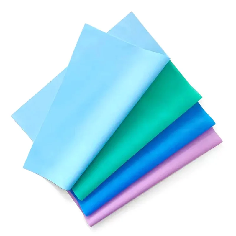 1Box Dental Rubber Dam Sheet Non Sterile Nature Latex Rubber Barrier Dam High Quality Dam 6''X6''/ 5''X5'' Dentistry Materials