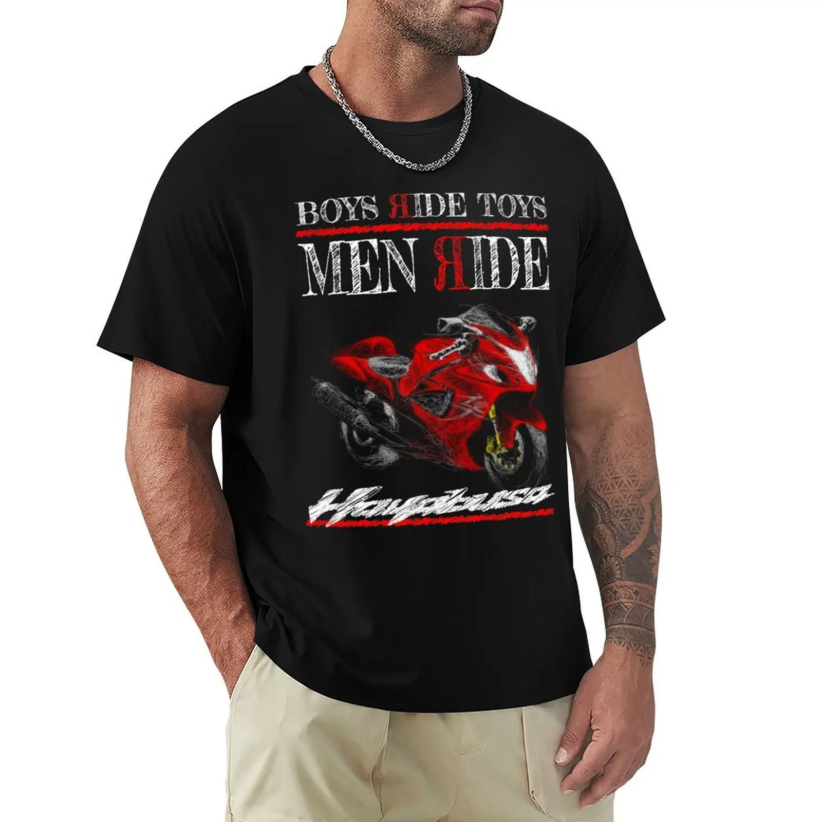 

Men Ride Hayabusa T-Shirt boys animal print hippie clothes shirts men graphic