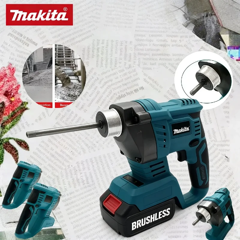 makita-18v-high-power-tool-mixing-power-tool-cordless-electric-concrete-vibrator-concrete-compactor-concrete-brushless-tool