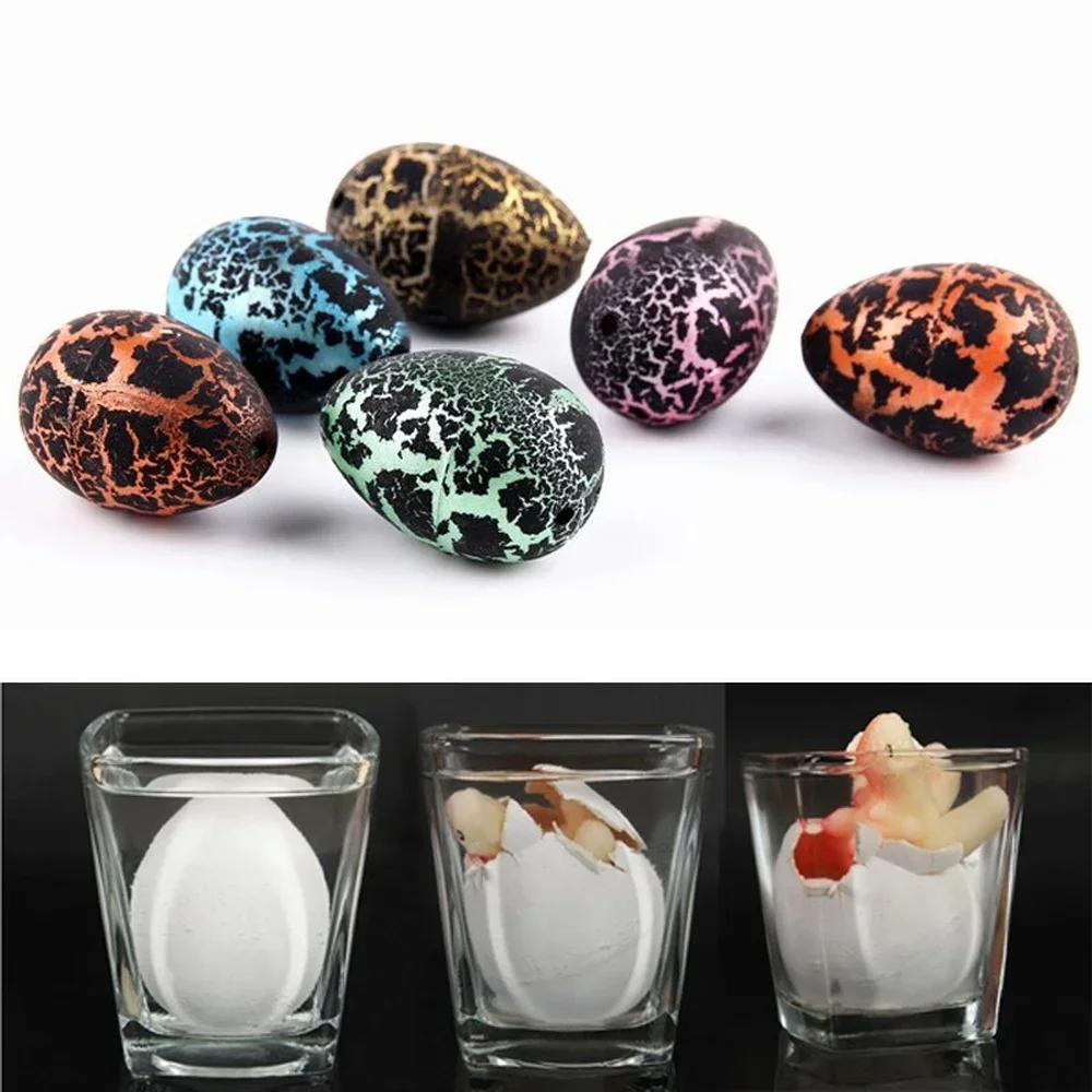 Magic Dinosaur Eggs Hatching in Water Growing Dinosaur Egg Animal Breeding Educational Toys for Children Kids Gifts 10pcs/set