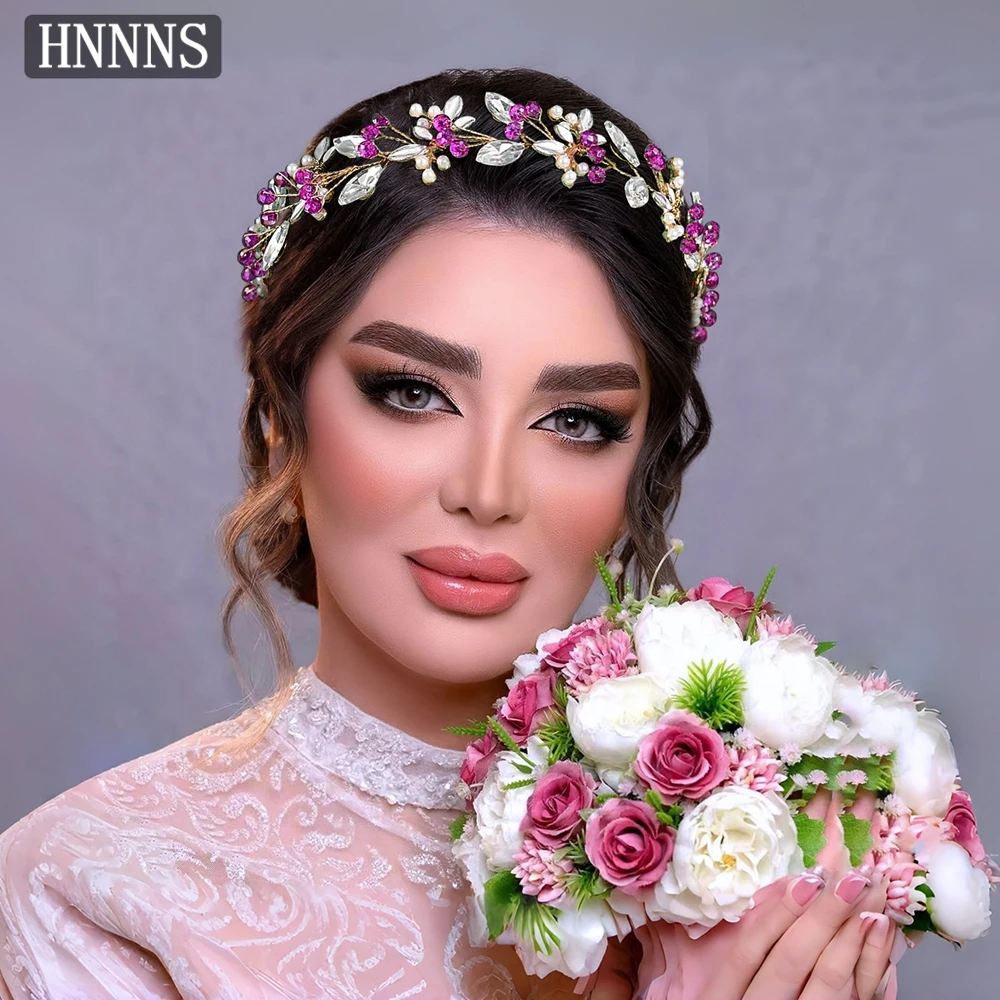 

TOPQUEEN Exquisite Women's Rhinestone Headband Handmade Bohemian Style Women's Banquet Dancing Party Hair Accessories YXA338