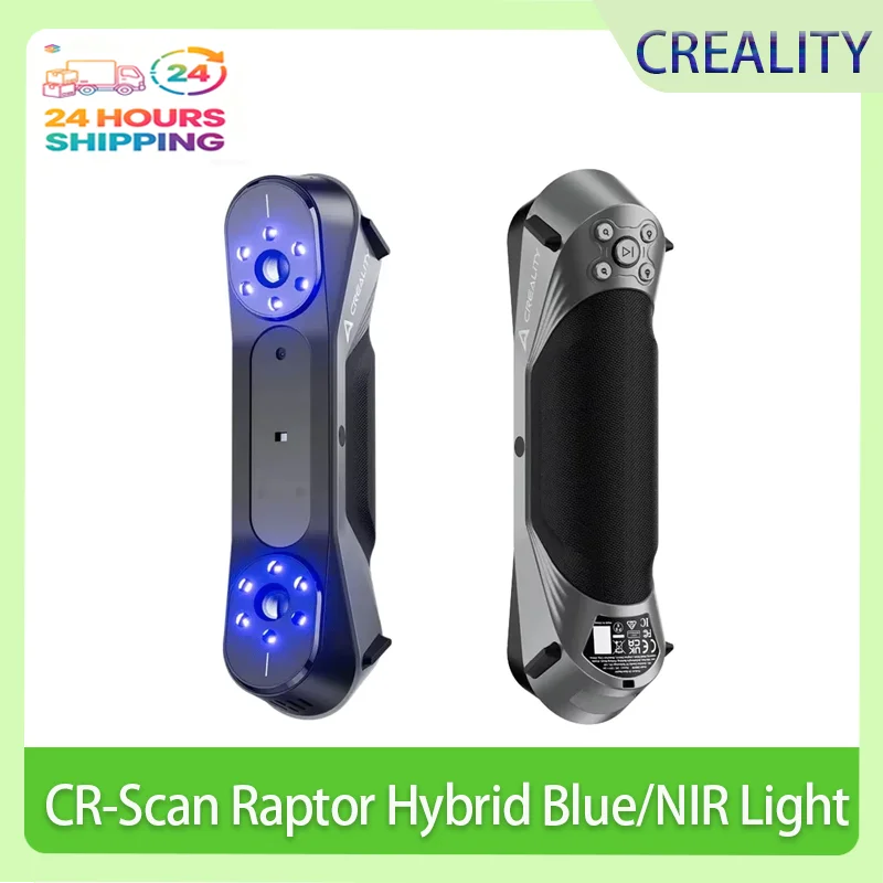 Creality 3D CR-Scan Raptor Multiple-line Blue & NIR Consumer 3D Scanner 24-Bit Full-Color Scanning High-Speed Scanning