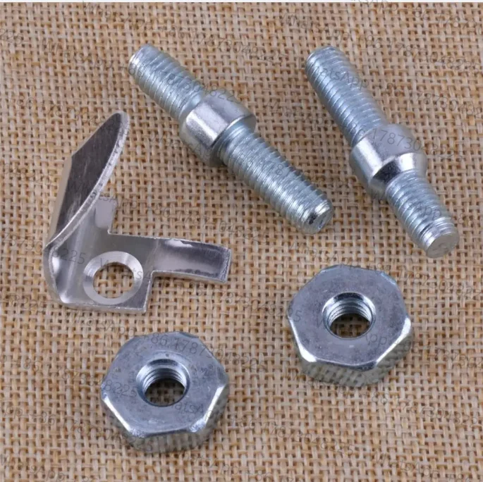 LETAOSK Silver Collar Screw M8 Bar Nut Stud Chain Catcher 0000 953 6605 Fit for  026 036 038 MS260 MS360