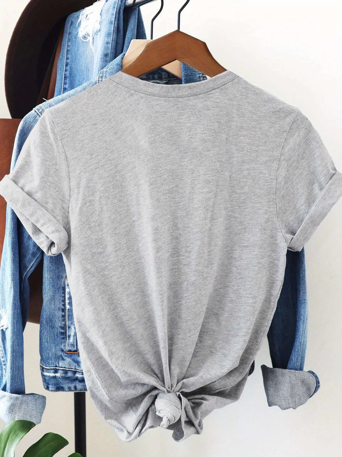 Plus Size Women's Cat Graphic Print T-Shirt Short Sleeve Crew Neck Casual Top for Summer & Spring Women'S Clothing