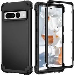 Heavy Duty Hybrid Sturdy Armor Defender High Impact Shockproof Protective Case For Google Pixel 7 Pro 5G 6.7” Cover