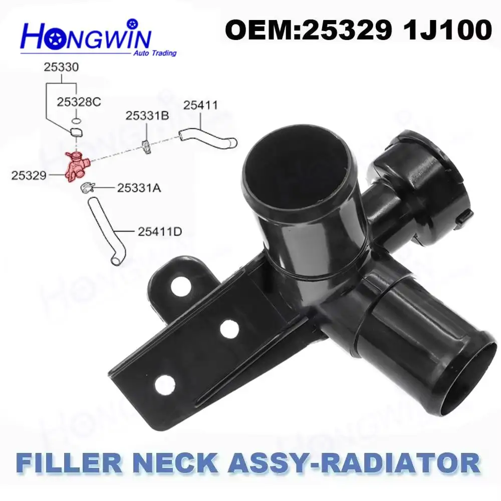 25329-1R200 25329-1J100 K25329-1J100 25329-1P100 Coolant Thermostat Housing For HYUNDAI ACCENT GL VELOSTER TURBO KIA RIO LX