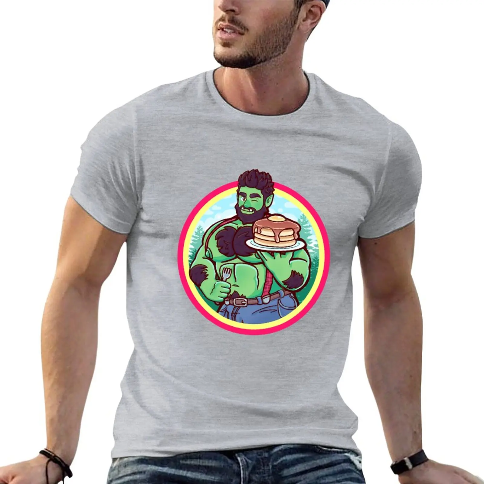 Lumberjack Orc T-Shirt plus size tops heavyweight t shirts kawaii clothes T-shirt short mens t shirts casual stylish