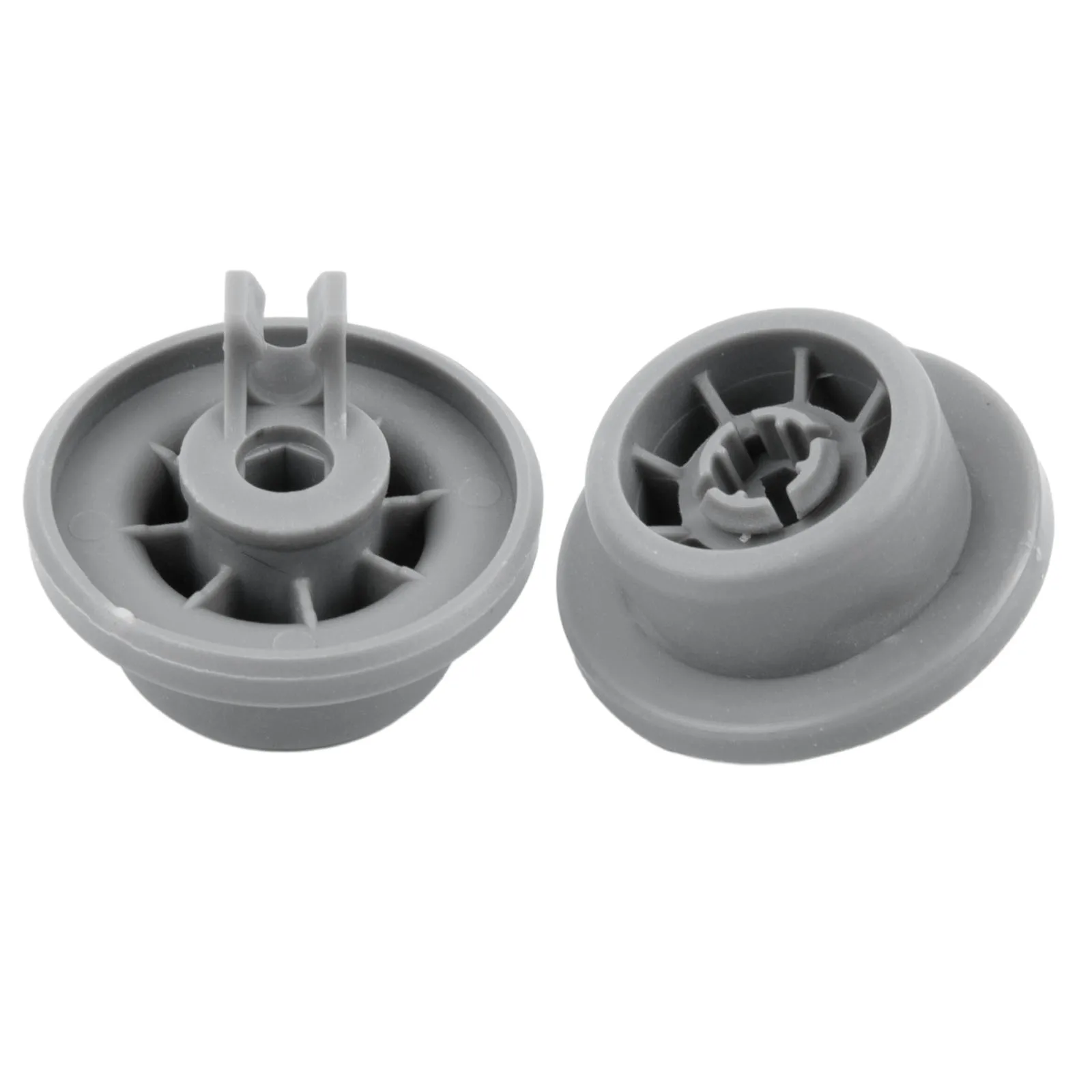 Replacement Wheels Wear-resistant 4pcs ABS Accessory Basket Dishwasher For Bosch Siemens Neff Grey Lightweight Parts