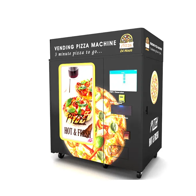 Customized Professional CE Certified Pizza Vending Machine Hot Food with Credit Card and Coin Payment System Available for Sale