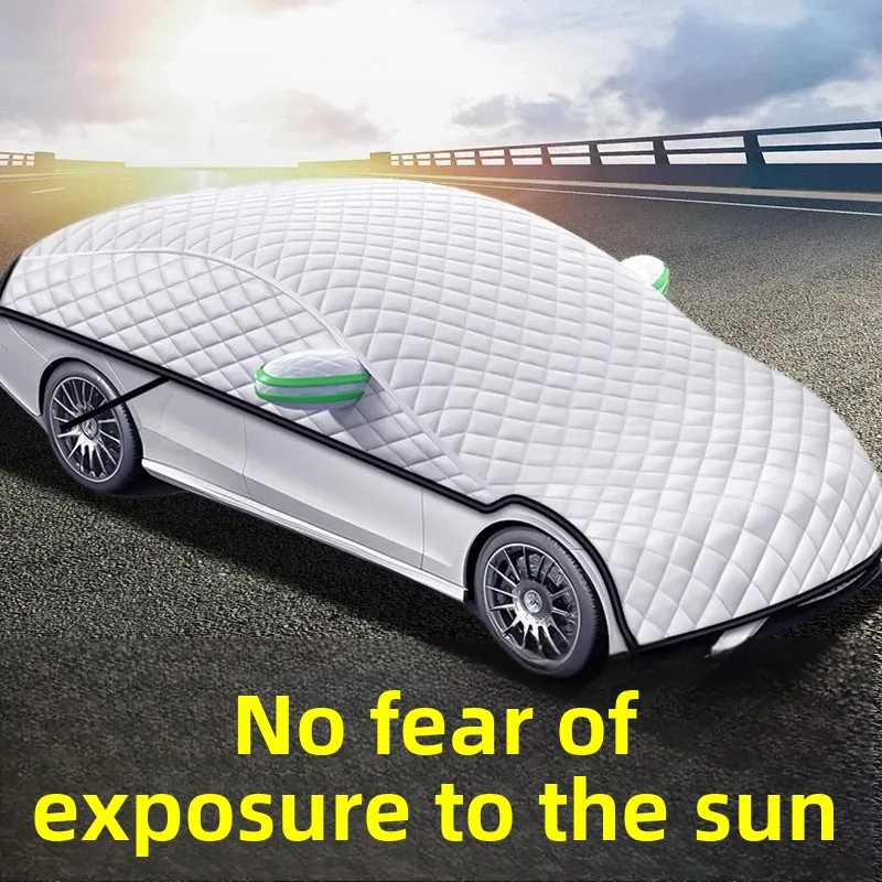 Car Sunshade Blanket Insulated Heat Protection Windshield Glass Umbrella Snow Cover Small Car Snow Shield Car Clothing