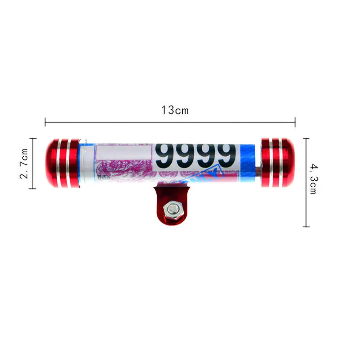 Motorcycle Tube Tax Disc Registration Label paper Plate Tube