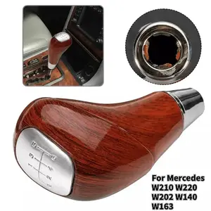 FOR Mercedes Benz Wood Shift Gear Knob W202 W203 W210 outlets W163 ML320 ML420 ML55